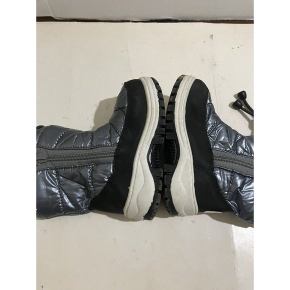 Nova Mountain kids size 6 Metallic gray  Waterproof lined Winter Snow Boots - Picture 5 of 7